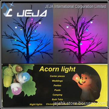 Artificial Acorn LED Lights At Christmas Tree Decoration, Garden Decoration
